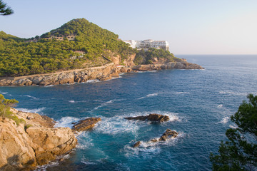 beautiful wild costline of Costa Brava, Spain