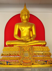 Buddha image hall, temple in Thailand