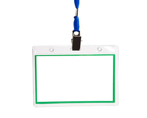 card empty ID badge
