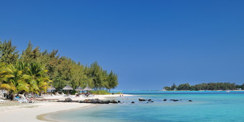 Fototapeta na wymiar Plaża Mauritius.
