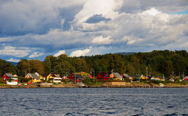 Fototapeta premium Fiordo norvegese