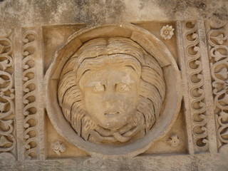 Myra face carving