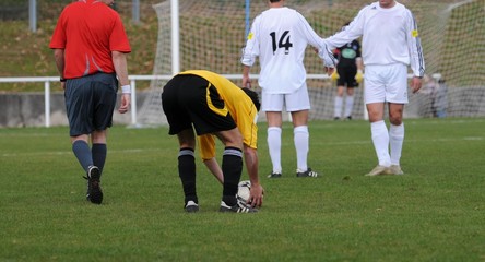 le coup franc au football