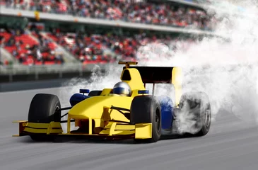 Selbstklebende Fototapeten Formel-1-Speed-Car © Sergiy Serdyuk