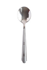 Silver table kitchen spoon  isolated