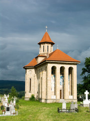 Fototapeta na wymiar Eastern christian church in Romania