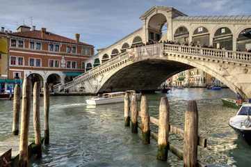 Papier Peint photo Pont du Rialto Rialto Bridge in Venice