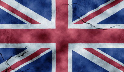 Fototapeta premium Grungy United Kingdom Flag