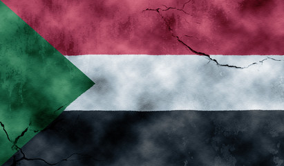 Grungy Sudan Flag