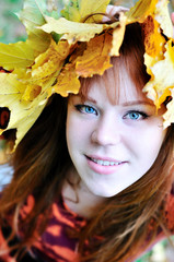 autumn redheaded gril