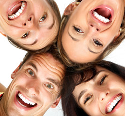 Happy young people