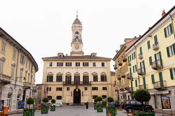 Fototapeta na wymiar Ivrea - Piazza Vittorio Emanuele