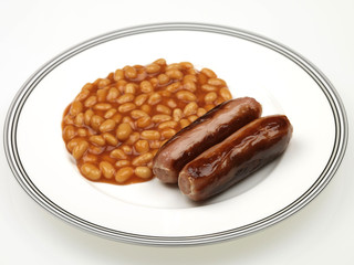 Baked Beans and Sausages