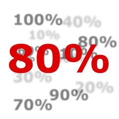 80 percent