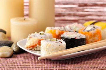 sushi close up