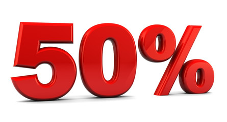 50 percent