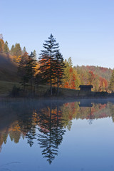 Fototapeta na wymiar Ferchensee am Morgen