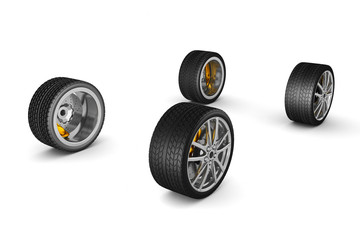 Wheels for the sports car