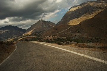 Road in the mountains