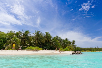Idyllic tropical beach