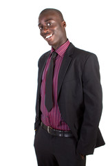 Young black businessman