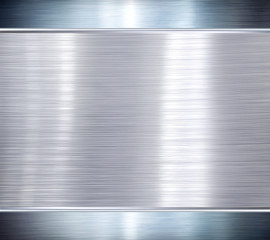 Metal plate steel background.