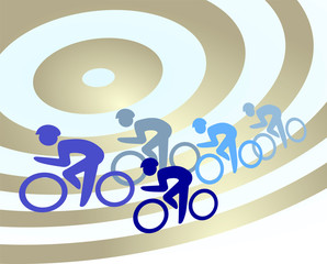 Fototapeta premium Radsport