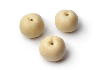 Whole single Nashi pears