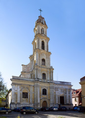 Obraz premium Church of St. Mary's comforter in Vilnius, Lithuania.