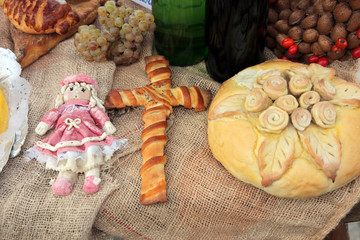 Variety of bread, Thanksgiving day in Croatia 2010