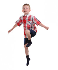 Jumping boy