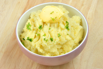 Kartoffelpüree in einer Schale