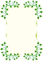 Fototapeta premium tree border leaves