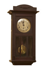 old grunge antique wall clock
