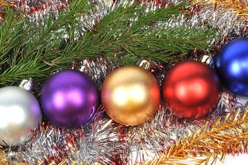 Christmas balls set