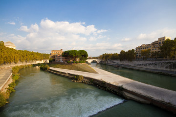 Tiberinsel, Rom, Italien