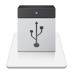 USB Hard Drive Icon