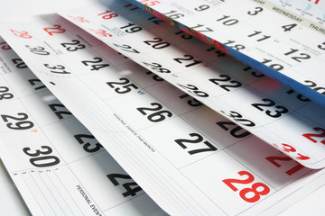 Pages of Calendar