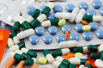 Packs of pills