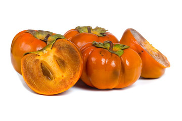 Ripe persimmons