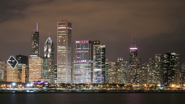 Chicago Skyline at night