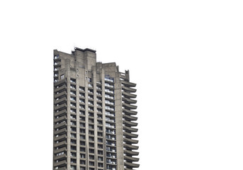 Building isolated on a white background