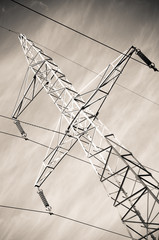 Pylon and transmission power line