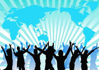 people hurray for Success