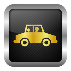 gold icon set - car 3