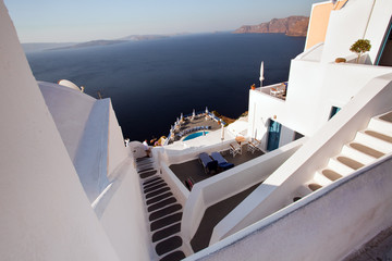Obraz premium village at Oia, Santorini
