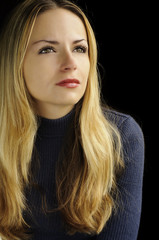 Naklejka premium Crying girl