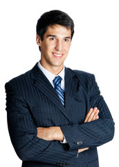 Businessman, isolated on white