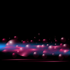 Abstract background with ball