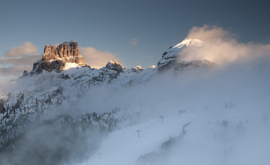 Sunset, Mount Averau